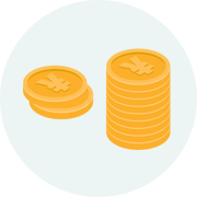 財産（お金や建物） イラスト