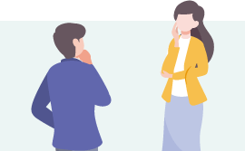 不動産相続で争っている イラスト